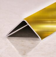 Уголок отделочный алюминиевый ПН-30х30 Золото глянцевое 2,7 м Уголок отделочный алюминиевый ПН-30х30 Золото глянцевое 2,7 м