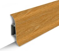 Плинтус ПВХ напольный 55 мм Идеал Классик К-П55 206 дуб коньячный 2,2 м Плинтус ПВХ напольный 55 мм Идеал Классик К-П55 206 дуб коньячный 2,2 м