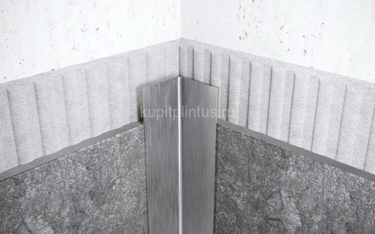 Заказать Стальной уголок 100х100 мм FLV 100 S сатинированная сталь 3 м 