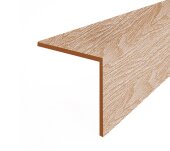 Уголок ПВХ двухсторонний IDEAL У40 отделочный 203 Дуб беленый 2,7 м Уголок ПВХ двухсторонний IDEAL У40 отделочный 203 Дуб беленый 2,7 м