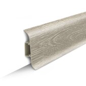 Плинтус напольный с кабель-каналом Идеал Классик К-П55-1 229 Дуб латте 2,5 м Плинтус напольный с кабель-каналом Идеал Классик К-П55-1 229 Дуб латте 2,5 м