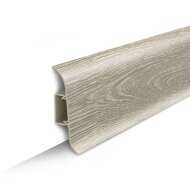 Плинтус напольный с кабель-каналом Идеал Классик К-П55-1 229 Дуб латте 2,5 м Плинтус напольный с кабель-каналом Идеал Классик К-П55-1 229 Дуб латте 2,5 м