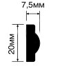 Заказать Молдинг 20х8 Hiwood D1020 из полистирола 2 м 