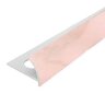Заказать Профиль внешний ПВХ для плитки Cezar 10 мм 231 Розовый крем 2,5 м 