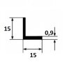 Заказать Алюминиевый уголок 15х15х0,9 мм 3 м Заказать Алюминиевый уголок 15х15х0,9 мм 3 м