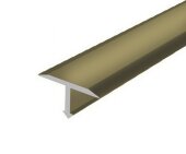 Профиль Т-образный 18 мм алюминий (плоский) PV36-09 шампань блестящая 2,7 м Профиль Т-образный 18 мм алюминий (плоский) PV36-09 шампань блестящая 2,7 м