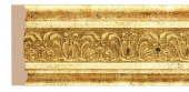 Цветной молдинг Decomaster 163-126 Золотой глянец 90х12х2400 мм