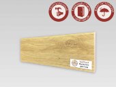 Напольный плинтус МДФ Teckwood цветной 80х10 Дуб Голд 2.15 м
