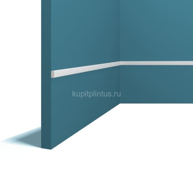 Заказать Молдинг Перфект Плюс P132-2800 белый ударопрочный полимер 10х5х2800 мм 