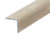 Уголок 20х20 мм алюминиевый Л Дуб жемчужный (ламинированный) 2,7 м Уголок 20х20 мм алюминиевый Л Дуб жемчужный (ламинированный) 2,7 м