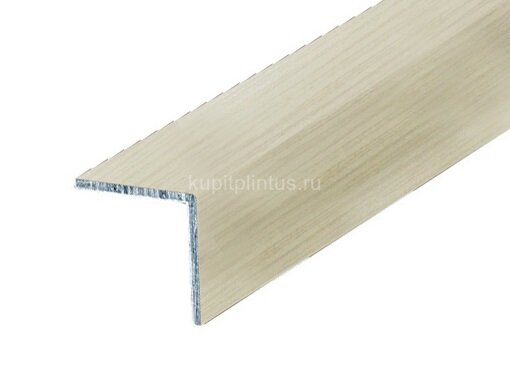 Заказать Уголок 20х20 мм алюминиевый КД Дуб жемчужный (декорированный) 2,7 м Заказать Уголок 20х20 мм алюминиевый КД Дуб жемчужный (декорированный) 2,7 м