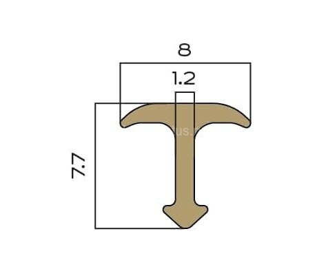 Заказать Профиль T-образный полукруглый латунный 8 мм NEEXY PVL68-05 ANTCL антик медь светлая 2.7м Заказать Профиль T-образный полукруглый латунный 8 мм NEEXY PVL68-05 ANTCL антик медь светлая 2.7м