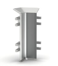 Уголок внутренний для напольного плинтуса 70 мм Мега-Трейд ДЛ-70ув без покрытия Уголок внутренний для напольного плинтуса 70 мм Мега-Трейд ДЛ-70ув без покрытия