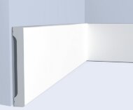 Напольный плинтус 130х18 мм Hiwood B130V1 белый полистирол 2 м Напольный плинтус 130х18 мм Hiwood B130V1 белый полистирол 2 м