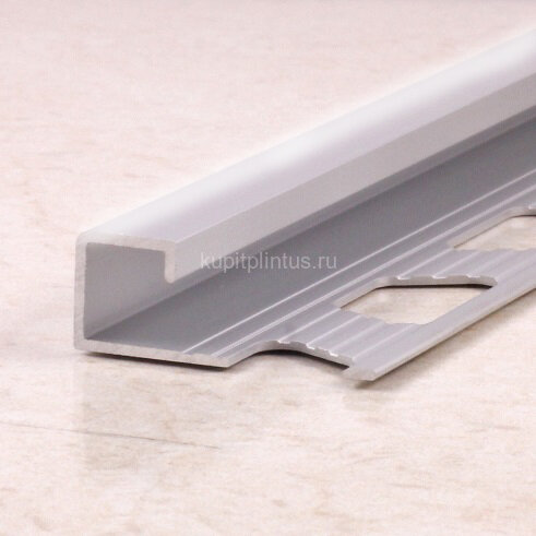 Заказать Профиль П-образный из алюминия для плитки ПО-98 серебро глянец 2,7 м Заказать Профиль П-образный из алюминия для плитки ПО-98 серебро глянец 2,7 м
