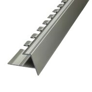 Профиль F-образный гибкий из алюминия ПФ-11 серебро матовое 2,7 м Профиль F-образный гибкий из алюминия ПФ-11 серебро матовое 2,7 м