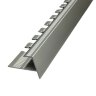 Заказать Профиль F-образный гибкий из алюминия ПФ-11 серебро матовое 2,7 м 