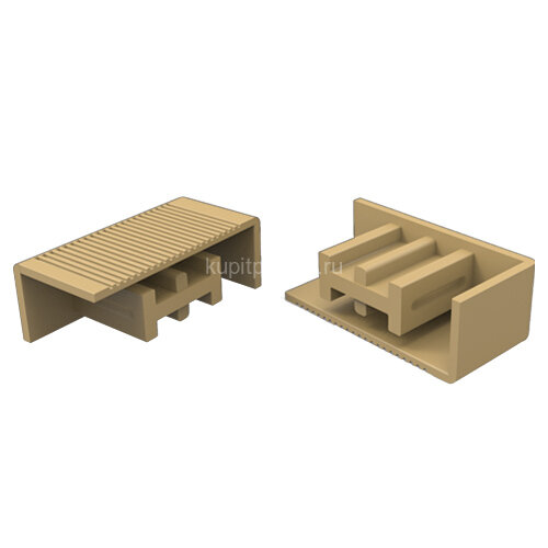 Заказать Заглушки к профилю MP52 бежевые Заказать Заглушки к профилю MP52 бежевые