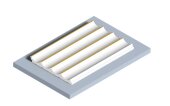 Стеновая панель 120х12 мм Hiwood LV139 W49G белый 2,7м