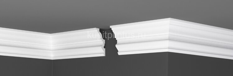 Заказать Потолочный плинтус 90х40 мм Де-Багет XPS П 26 90/40 белый 2 м Заказать Потолочный плинтус 90х40 мм Де-Багет XPS П 26 90/40 белый 2 м