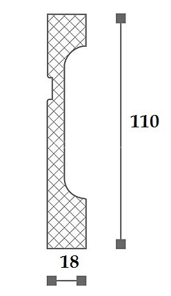 Заказать Плинтус для пола NMC Floorstyl Essenza FD11 110х18 2 м Заказать Плинтус для пола NMC Floorstyl Essenza FD11 110х18 2 м