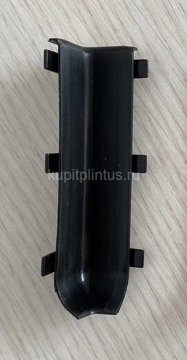 Заказать Уголок внутренний металлический для плинтуса ПТ-60 М черный муар Заказать Уголок внутренний металлический для плинтуса ПТ-60 М черный муар