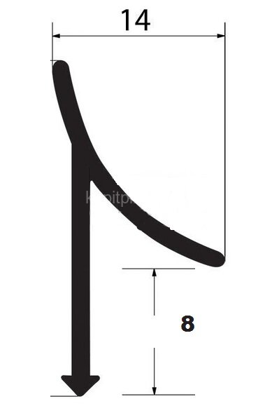 Заказать Внутренний угол для плитки (раскладка) из латуни Yakamoz ЛВ-9 латунь антик 2,7 м 