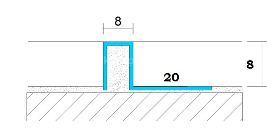 Заказать Профиль П-образный из нержавеющей стали 8 мм SB017-8H SG серебро глянец 2,7 м Заказать Профиль П-образный из нержавеющей стали 8 мм SB017-8H SG серебро глянец 2,7 м
