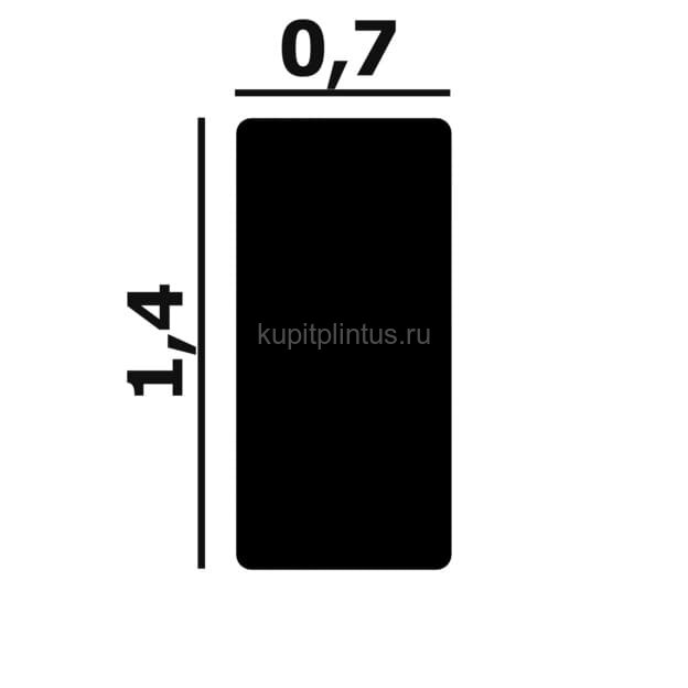 Заказать Молдинг Перфект Плюс P133-2800 белый ударопрочный полимер 14х7х2800 мм Заказать Молдинг Перфект Плюс P133-2800 белый ударопрочный полимер 14х7х2800 мм