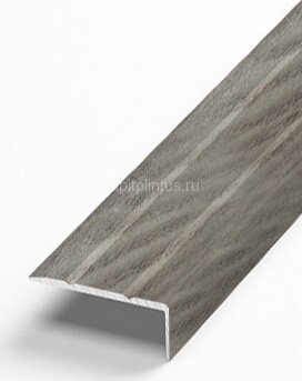 Заказать Порог угловой из алюминия Д1 КД Дуб арктик (декорированный) 2,7 м Заказать Порог угловой из алюминия Д1 КД Дуб арктик (декорированный) 2,7 м