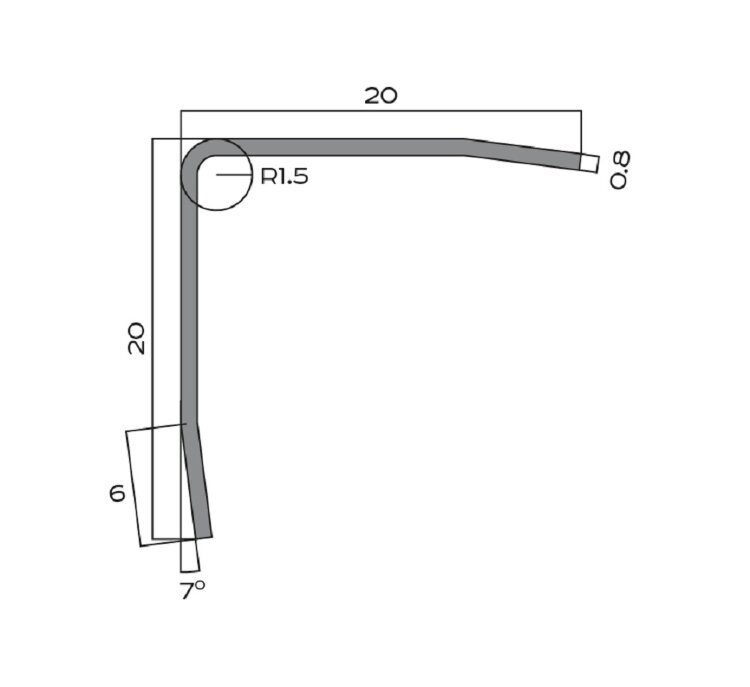 Заказать Уголок 20х20 мм из нержавеющей стали NEEXY PVS100-10 EM тисненый 2.7м Заказать Уголок 20х20 мм из нержавеющей стали NEEXY PVS100-10 EM тисненый 2.7м