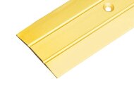 Порог алюминиевый анодированный А6 Золото КЕ 2,7 м Порог алюминиевый анодированный А6 Золото КЕ 2,7 м