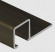 Заказать Алюминиевый профиль П-образный 10х10 мм Gunsen PV31-10 коричневый матовый 2,7 м 