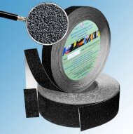 Лента абразивная противоскользящая SlipStop Systems 25 мм стандартная зернистость Черная ролик 18,3м Лента абразивная противоскользящая SlipStop Systems 25 мм стандартная зернистость Черная ролик 18,3м