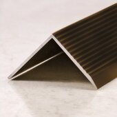 Порог угловой алюминиевый ПО-30х30 бронза матовая 2,7 м Порог угловой алюминиевый ПО-30х30 бронза матовая 2,7 м