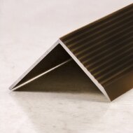 Порог угловой алюминиевый ПО-30х30 бронза матовая 2,7 м Порог угловой алюминиевый ПО-30х30 бронза матовая 2,7 м