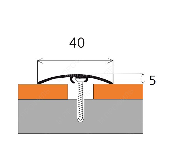 Заказать Алюминиевый порог разноуровневый 40 мм MP8 25-Сосна прованс 0,9 м Заказать Алюминиевый порог разноуровневый 40 мм MP8 25-Сосна прованс 0,9 м