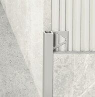 П-профиль алюминий 8 мм Effector A 86.01 серебро 2,7 м