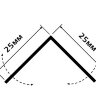 Заказать Уголок ПВХ Lemal U25х25 универсальный гибкий Цвет 0525 Под дерево 2,75 м 