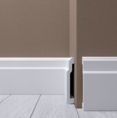 Напольный плинтус 110х18 мм Де-Багет XPS POLYMER Н 9 белый 2 м Напольный плинтус 110х18 мм Де-Багет XPS POLYMER Н 9 белый 2 м