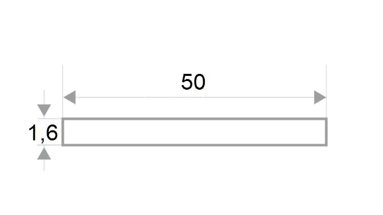 Заказать Алюминиевая полоса 50 мм антрацит муар толщиной 1,6 мм 3м Заказать Алюминиевая полоса 50 мм антрацит муар толщиной 1,6 мм 3м
