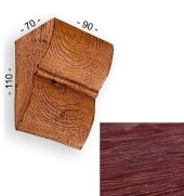 Консоль для балок 110х70х90 мм Уникс Классика К1 Вишня