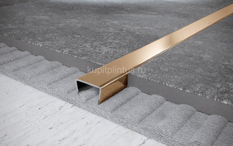 Заказать Стальной П-профиль 12х15 мм FUB 12х15 GP золото полированное 2,7 м Заказать Стальной П-профиль 12х15 мм FUB 12х15 GP золото полированное 2,7 м