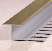 Алюминиевый профиль Т-образный 16 мм Т-16 РЕ Бронза 2,7 м