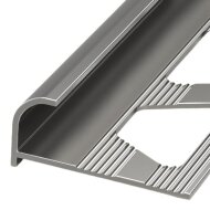 Профиль алюминиевый С-образный ПО-10 серебро матовое 2,7 м