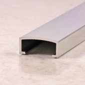 Профиль П-образный из алюминия П-30 серебро матовое 2,7 м