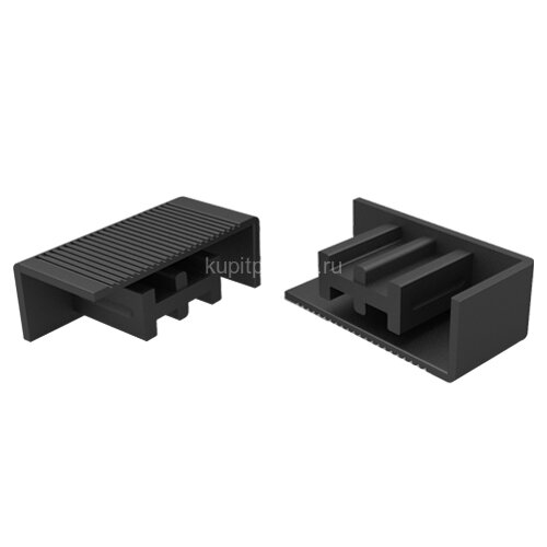 Заказать Заглушки к профилю MP52 черные 