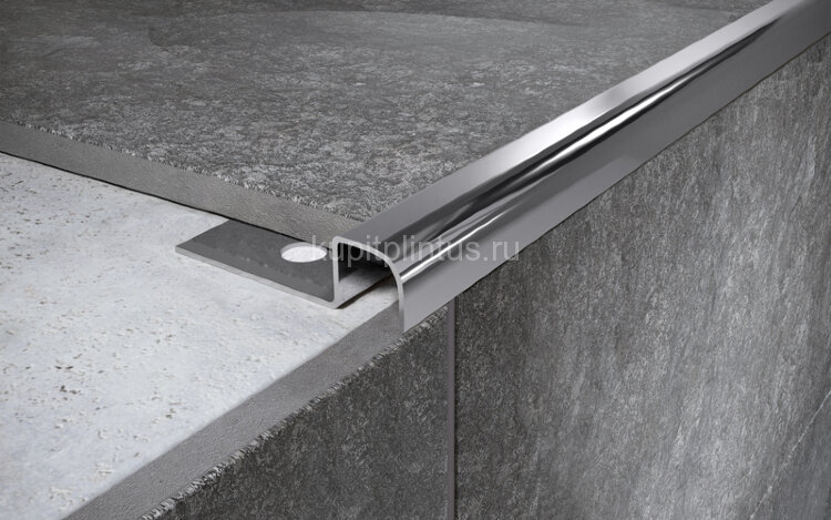 Заказать П-образный профиль из нержавеющей стали закладной 15х15 мм FUR 15 P полированная сталь 2,7 м Заказать П-образный профиль из нержавеющей стали закладной 15х15 мм FUR 15 P полированная сталь 2,7 м