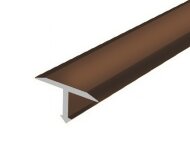 Профиль Т-образный 15 мм алюминий (плоский) PV35-07 бронза блестящая 2,7 м