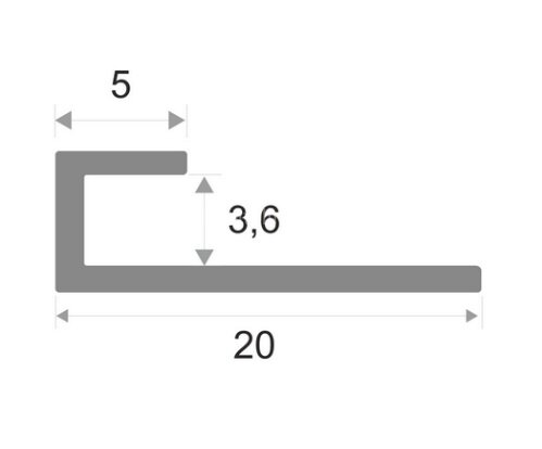 Заказать Алюминиевый П-профиль для стекла ПО-166 серебро глянец 2,7 м Заказать Алюминиевый П-профиль для стекла ПО-166 серебро глянец 2,7 м